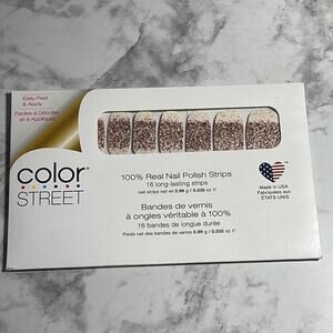 Color Street Coming Up Rose Gold Nail Strips NWT